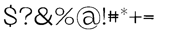 Panpan and Dondot Light Font OTHER CHARS