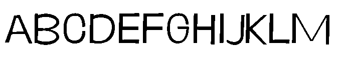 Panpan and Dondot Light Font UPPERCASE