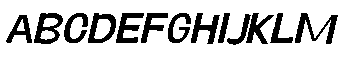 Panpan and Dondot Medium Italic Font UPPERCASE