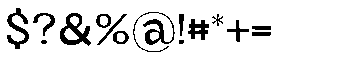 Panpan and Dondot Medium Font OTHER CHARS