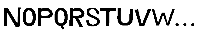 Panpan and Dondot Medium Font UPPERCASE