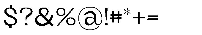 Panpan and Dondot Regular Font OTHER CHARS