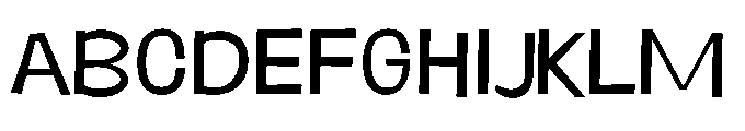 Panpan and Dondot Regular Font UPPERCASE
