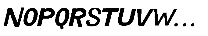 Panpan and Dondot Semi Bold Italic Font UPPERCASE
