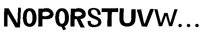 Panpan and Dondot Semi Bold Font UPPERCASE
