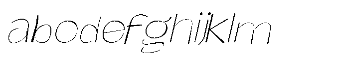 Panpan and Dondot Thin Italic FONT