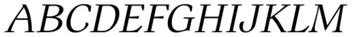 Pantext Italic Font UPPERCASE