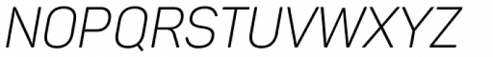 Panton Narrow Light Italic Font UPPERCASE