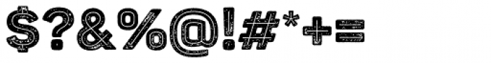 Panton Rust Black Grunge Inline Font OTHER CHARS