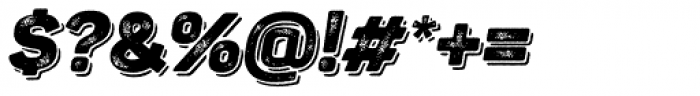 Panton Rust Script Black Grunge Shadow Font OTHER CHARS
