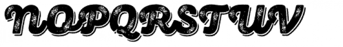Panton Rust Script Black Grunge Shadow Font UPPERCASE