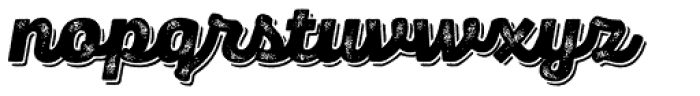 Panton Rust Script Black Grunge Shadow Font LOWERCASE