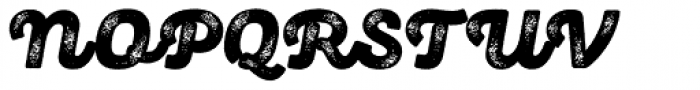 Panton Rust Script Black Grunge Font UPPERCASE