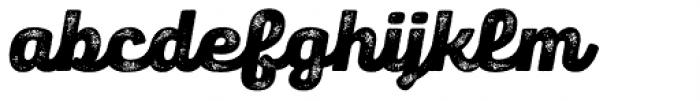 Panton Rust Script Black Grunge Font LOWERCASE