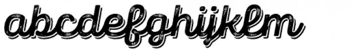 Panton Rust Script Bold Grunge Shadow Font LOWERCASE