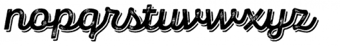 Panton Rust Script Bold Grunge Shadow Font LOWERCASE