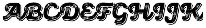 Panton Rust Script Extra Bold Grunge Shadow Font UPPERCASE