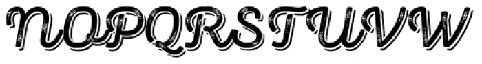 Panton Rust Script Semi Bold Grunge Shadow Font UPPERCASE