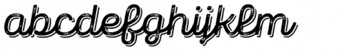 Panton Rust Script Semi Bold Grunge Shadow Font LOWERCASE