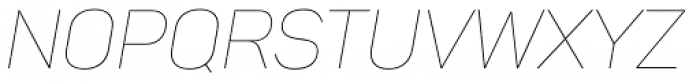 Panton Thin Italic Font UPPERCASE