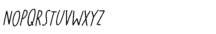 Pants On Fire III Italic Font LOWERCASE