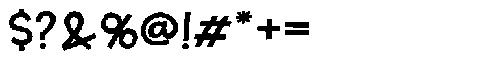 Papello Regular Font OTHER CHARS