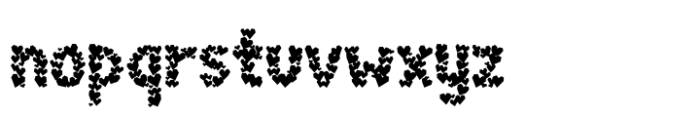 Paper Hearts Regular Font LOWERCASE
