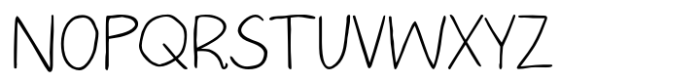 Paper Play Regular Font UPPERCASE