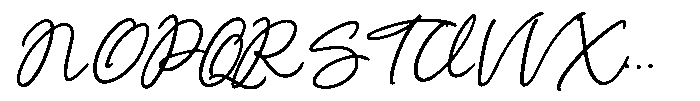 Paper Rhythm Font UPPERCASE