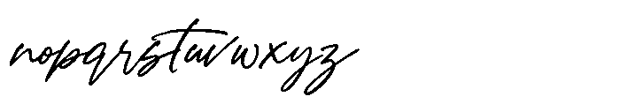 Paper Rhythm Font LOWERCASE