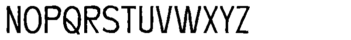 Paper Sticker Font UPPERCASE