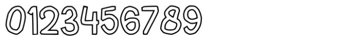 Paper Stitch Outline Font OTHER CHARS
