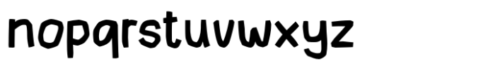 Paper Stitch Regular Font LOWERCASE