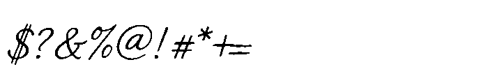 Papeterie Dupont Script Font OTHER CHARS