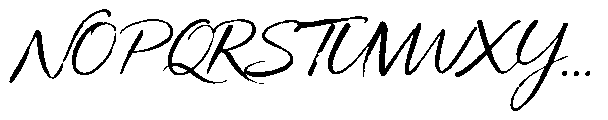 Papeterie Dupont Script Font UPPERCASE