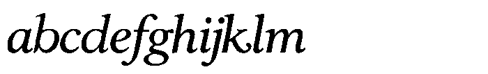 Papeterie Dupont Serif Italic FONT