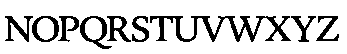Papeterie Dupont Serif Font UPPERCASE