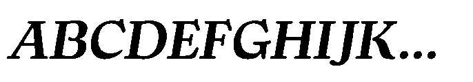 Papois Extra Bold Italic Font UPPERCASE