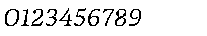 Papois Italic Font OTHER CHARS