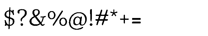 Papois Light Font OTHER CHARS