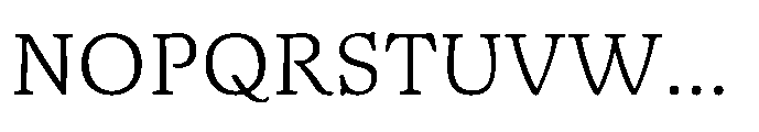 Papois Light Font UPPERCASE