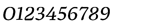 Papois Medium Italic Font OTHER CHARS