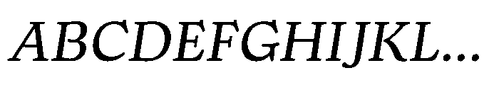 Papois Medium Italic Font UPPERCASE