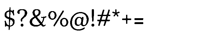 Papois Regular Font OTHER CHARS
