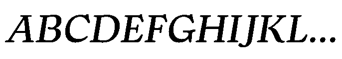 Papois Semi Bold Italic Font UPPERCASE