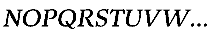 Papois Semi Bold Italic Font UPPERCASE