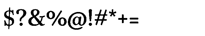 Papois Semi Bold Font OTHER CHARS