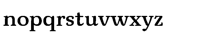 Papois Semi Bold Font LOWERCASE