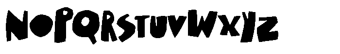 Papyrcuts Font UPPERCASE