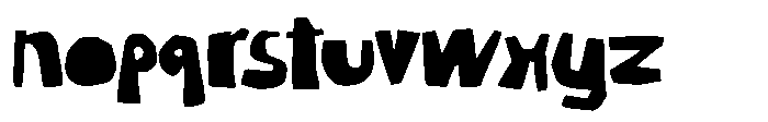Papyrcuts Font LOWERCASE